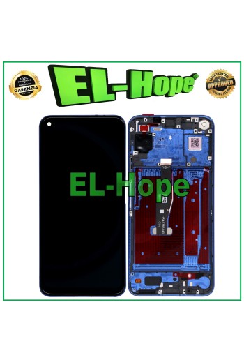 TOUCH-DISPLAY FÜR HUAWEI NOVA 5T YAL-L21 L61 L71 / HONOR 20 YAL-AL00 BLAUER RAHMEN