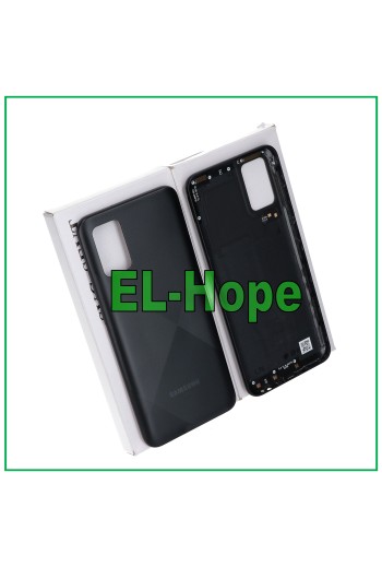 ORIGINAL SAMSUNG GALAXY A02S SM-A025 RÜCKSEITE SCHWARZ BATTERIEHÜLLE