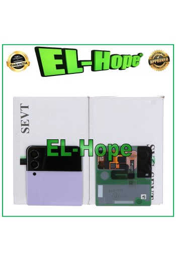 EXTERNES DISPLAY GLASGEHÄUSE ORIGINAL SAMSUNG GALAXY Z FLIP 3 5G SM-F711B LILA