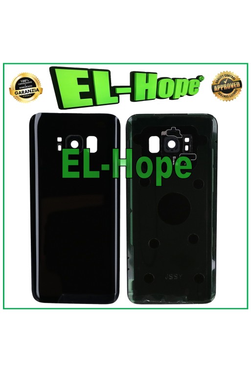 Akkudeckel für Samsung Galaxy S8 SM-G950, Gehäuse, Rückseite, Schwarz