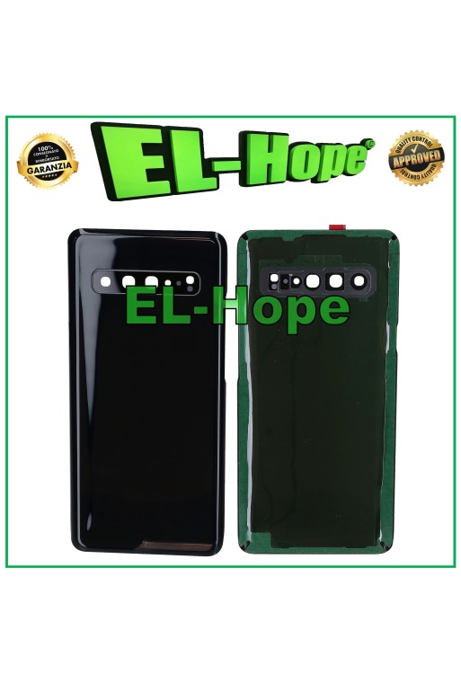 Akkudeckel für Samsung Galaxy S10 5G SM-G977F Rückseite schwarz Akkudeckel für Samsung Galaxy S10 5G SM-G977F Rückseite schwarz