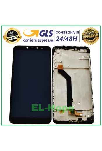 LCD-DISPLAY + RAHMEN FÜR XIAOMI REDMI S2 M1803E6G TOUCHSCREEN SCHWARZES GLAS
