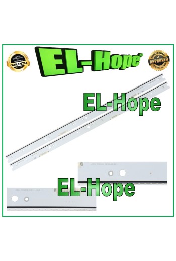 KIT MIT 2 LEISTEN 88 BLAUES LED-LICHT FÜR 55-ZOLL-FERNSEHER SAMSUNG V5EU-550 SMA-R1 /SMB-R1
