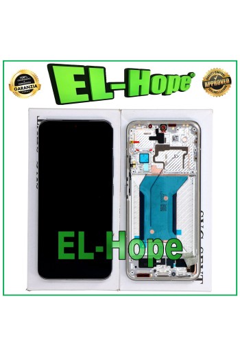 TOUCH-LCD-DISPLAY ORIGINALSERVICE 100 % XIAOMI 14 5G 2023 RAHMEN WEISS WEISS