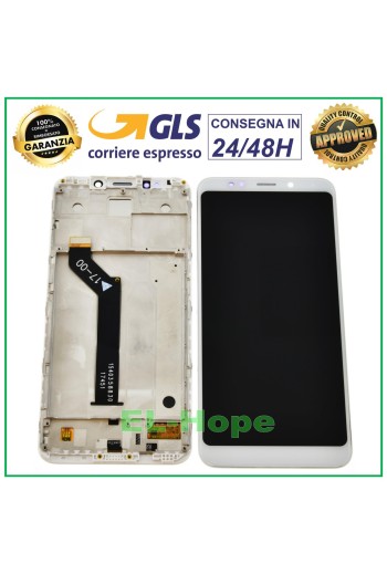 LCD-DISPLAY + RAHMEN FÜR XIAOMI REDMI 5 PLUS MEE7 MEG7 MET7 TOUCHSCREEN WEISS