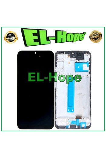 OLED LCD DISPLAYRAHMEN FÜR SAMSUNG GALAXY A25 5G 2023 SM-A256 TOUCHSCREEN SCHWARZ