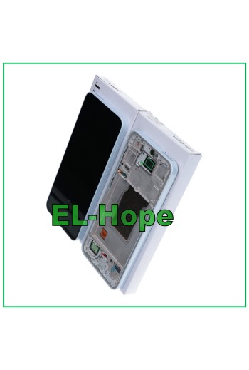 ORIGINAL LCD-RAHMENDISPLAY SAMSUNG GALAXY A35 5G SM-A356 TOUCHSCREEN EISBLAU