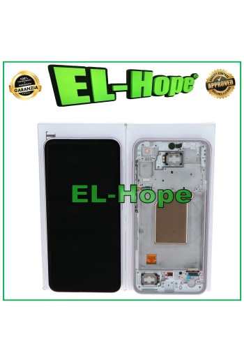 TOUCH-DISPLAY + ORIGINAL LCD-RAHMEN SAMSUNG GALAXY A35 5G SM-A356 LAVENDEL-FLIEDER