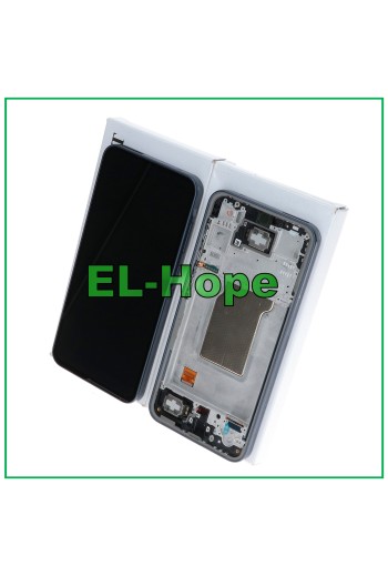 ORIGINAL LCD-RAHMENDISPLAY SAMSUNG GALAXY A35 5G SM-A356 TOUCHSCREEN MARINEBLAU SCHWARZ