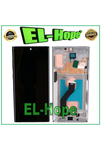 TFT-RAHMEN-TOUCH-LCD-DISPLAY FÜR SAMSUNG GALAXY NOTE 10 PLUS SM N975 N976 WEISS