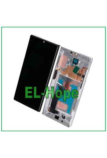 TFT-RAHMEN-TOUCH-LCD-DISPLAY FÜR SAMSUNG GALAXY NOTE 10 PLUS SM N975 N976 WEISS