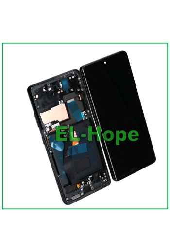 OLED-LCD-DISPLAY + RAHMEN FÜR SAMSUNG GALAXY S21 ULTRA SM-G998 TOUCH SCHWARZES GLAS