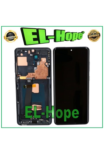 TFT-RAHMENDISPLAY + TOUCHSCREEN FÜR SAMSUNG GALAXY S20 ULTRA SM-G988 SCHWARZ
