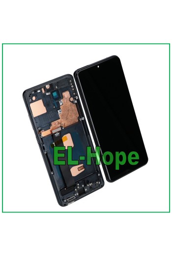 TFT-RAHMENDISPLAY + TOUCHSCREEN FÜR SAMSUNG GALAXY S20 ULTRA SM-G988 SCHWARZ