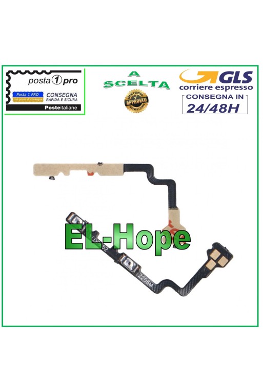 FLACHE FLEX-SEITENTASTEN LAUTSTÄRKER LEISER TASTE FÜR OPPO A52 2020 CPH2061 CPH2069