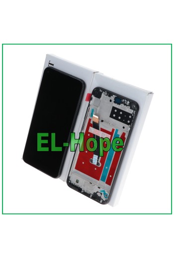 LCD-DISPLAY GLEICHRAHMEN ORIGINALSERVICE HUAWEI Y7P 2020 ART-L28 TOUCH SCHWARZ