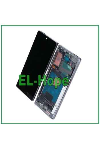 OLED-RAHMENDISPLAY FÜR SAMSUNG GALAXY NOTE 20 SM-N980 N981 TOUCH LCD GRAUES GLAS