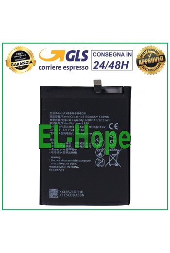 AKKU HB386280ECW FÜR HUAWEI P10 VTR L09 AL00 L10 L29 3200 mAh GLEICH ORIGINAL