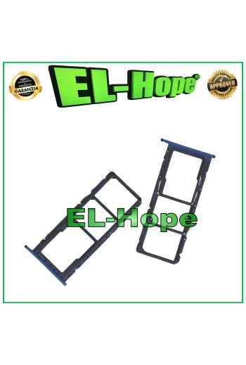 Slot Cart Fach Nano SIM SD Karte Huawei Honor 8A JAT-LX1 LX2 LX3 L29 Blau