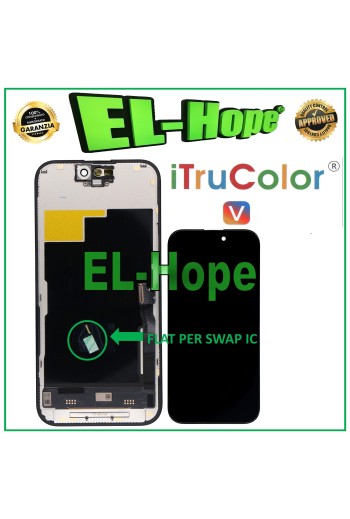 INCELL iTruColor LCD-DISPLAY FÜR APPLE IPHONE 15 PRO TOUCHSCREEN-GLAS