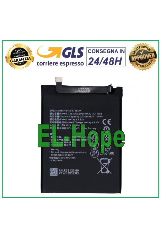 HB405979ECW AKKU FÜR HUAWEI Y6 2019 MRD-LX1 MRD-LX2 3020 mAh GLEICH ORIGINAL