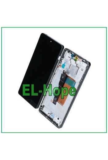 LCD-DISPLAY OLED-RAHMEN FÜR XIAOMI POCO F5 5G 23049PCD8G TOUCHSCREEN-GLAS SCHWARZ