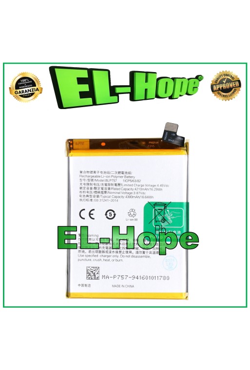 AKKU BLP757 FÜR OPPO REALME 6S RMX2002 4300 mAh QUALITÄT GLEICH ORIGINAL AKKU BLP757 FÜR OPPO REALME 6S RMX2002 4300 mAh QUALITÄT GLEICH ORIGINAL