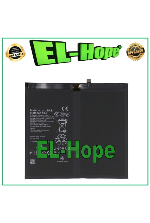 AKKU HB28D8C8ECW-12 FÜR HUAWEI MATEPAD PRO MRX-W09 WI-FI 2019 PARI ORIGINAL AKKU HB28D8C8ECW-12 FÜR HUAWEI MATEPAD PRO MRX-W09 WI-FI 2019 PARI ORIGINAL