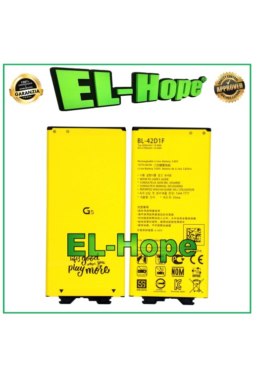 AKKU BL-42D1F FÜR LG G5 H850 H820 H830 H831 2800 mAh GLEICH ORIGINAL