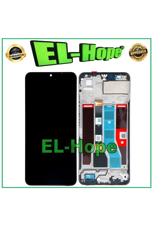 LCD-DISPLAY FÜR OPPO REALME NOTE 50 RMX3834 TOUCHSCREEN-GLAS SCHWARZER BILDSCHIRM
