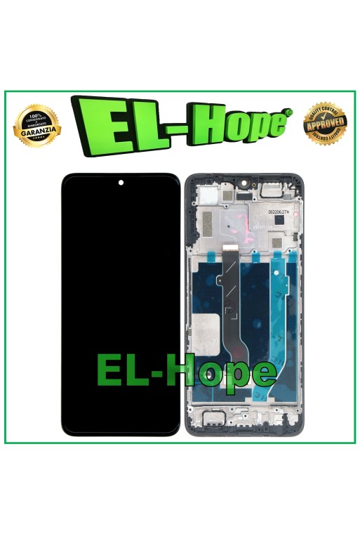 LCD-DISPLAY + OLED-RAHMEN FÜR TCL 30 T676H /30 PLUS T676J TOUCHSCREEN SCHWARZES GLAS