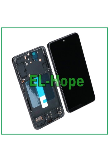 TFT-RAHMEN-LCD-DISPLAY FÜR SAMSUNG GALAXY S21 FE SM-G990B TOUCHSCREEN SCHWARZ