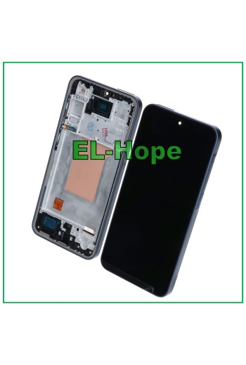 TFT-RAHMEN-LCD-DISPLAY FÜR SAMSUNG GALAXY A35 5G SM-A356 TOUCHSCREEN SCHWARZES GLAS