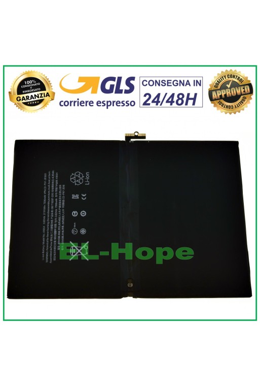 Ersatz-Lithium-Ionen-Akku für Apple iPad Pro 9.7 A1673 A1674 A1675 A1664, 7306 mAh
