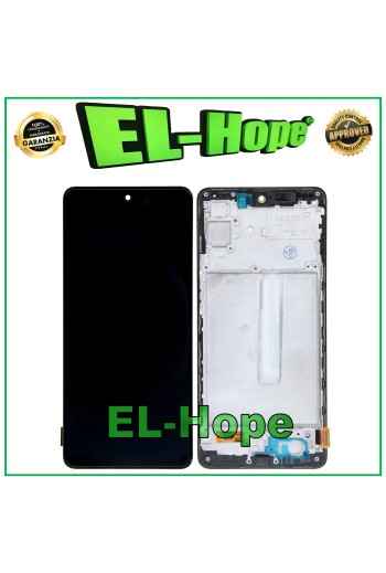 OLED-LCD-DISPLAYRAHMEN SAMSUNG GALAXY M53 5G SM-M536 SM-M536B TOUCHSCREEN-GLAS