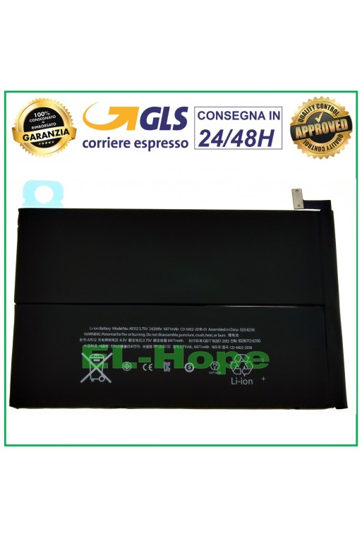 AKKU FÜR APPLE IPAD MINI 2 3 A1489 A1490 A1491 A1599 A1600 A1512 6471 mAh
