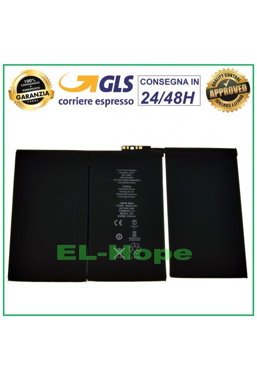 LI-ION-ERSATZAKKU FÜR APPLE IPAD 2 A1395 A1396 A1397 A1376 6930 mAh 