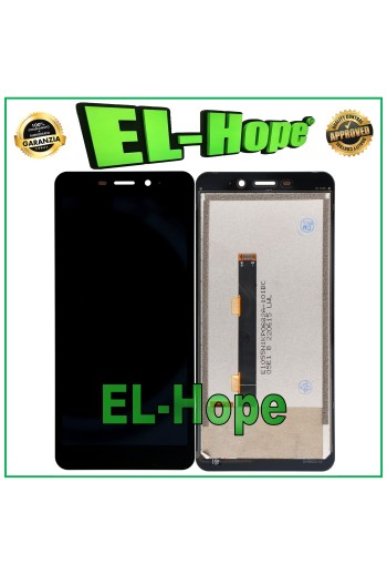LCD-DISPLAY FÜR ULEFONE ARMOR X10 /X10 PRO TOUCH-GLASBILDSCHIRM MONTIERT SCHWARZ