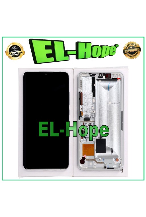 ORIGINAL TOUCH-RAHMEN-DISPLAY XIAOMI MI NOTE 10 LITE MZB9218EU M2002F4LG WEISS