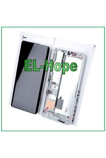 ORIGINAL TOUCH-RAHMEN-DISPLAY XIAOMI MI NOTE 10 LITE MZB9218EU M2002F4LG WEISS