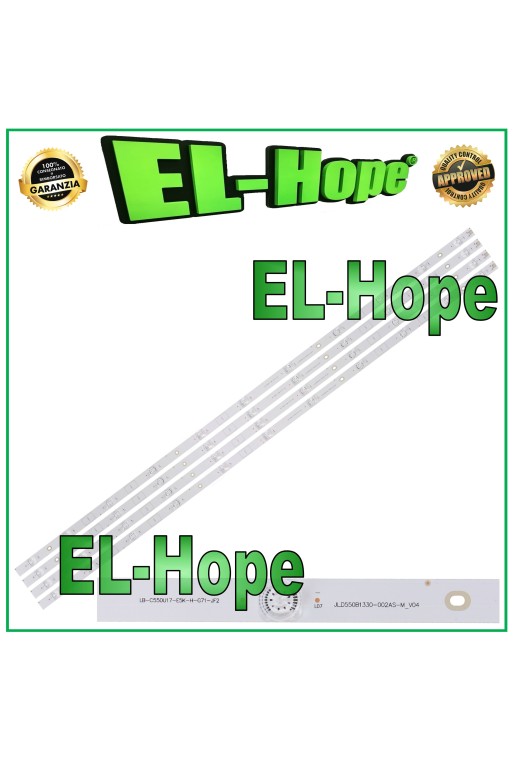 KIT MIT 3 STRIP BARS 11 LED FÜR 55  TV CHANGHONG JL.D550B1330AS-002AS-M-V04