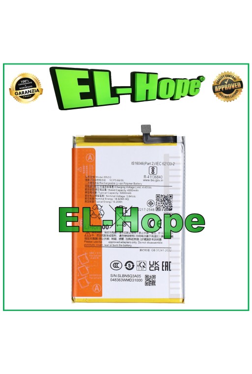 AKKU BN5Q FÜR XIAOMI REDMI 13C 23100RN82L 23108RN04Y 5000 mAh GLEICH ORIGINAL AKKU BN5Q FÜR XIAOMI REDMI 13C 23100RN82L 23108RN04Y 5000 mAh GLEICH ORIGINAL