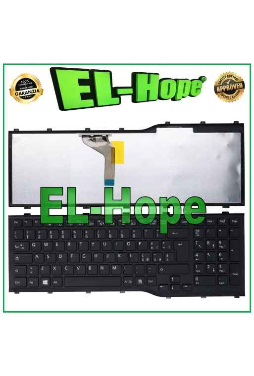 ITA TASTATUR TASTATUR FÜR NOTEBOOK FUJITSU LIFEBOOK AH532 A532 N532 NH532 SCHWARZ 