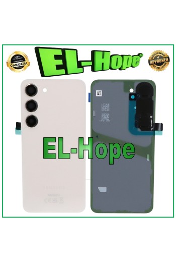 ORIGINAL SAMSUNG GALAXY S23 5G SM-S911B AKKU-COVER RÜCKSEITE CREME