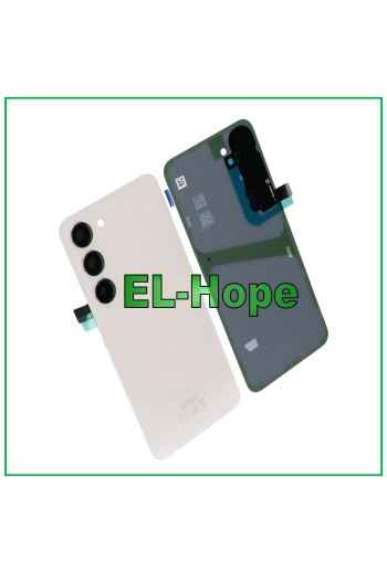 ORIGINAL SAMSUNG GALAXY S23 5G SM-S911B AKKU-COVER RÜCKSEITE CREME