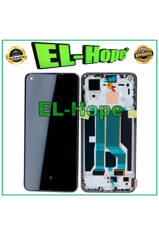 OLED-LCD-DISPLAY + RAHMEN FÜR ONEPLUS NORD 2 5G DN2101 DN2103 TOUCHSCREEN-GLAS