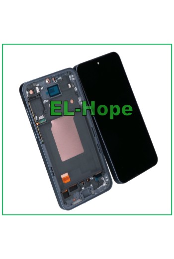 TFT-RAHMEN-LCD-DISPLAY FÜR SAMSUNG GALAXY A55 5G SM-A556 A556B TOUCHSCREEN SCHWARZ