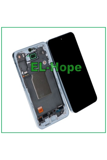 TOUCH LCD DISPLAY TFT RAHMEN FÜR SAMSUNG GALAXY A55 5G SM-A556 A556B WEISSES GLAS