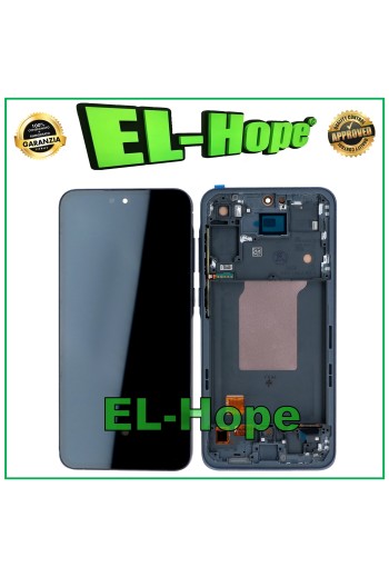 OLED LCD DISPLAYRAHMEN FÜR SAMSUNG GALAXY A55 5G SM-A556 A556B TOUCHSCREEN SCHWARZ