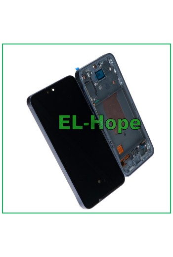 OLED LCD DISPLAYRAHMEN FÜR SAMSUNG GALAXY A55 5G SM-A556 A556B TOUCHSCREEN SCHWARZ